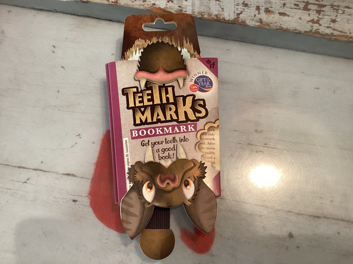 Teeth-Marks Bookmarks - Bat – Bird and Pear